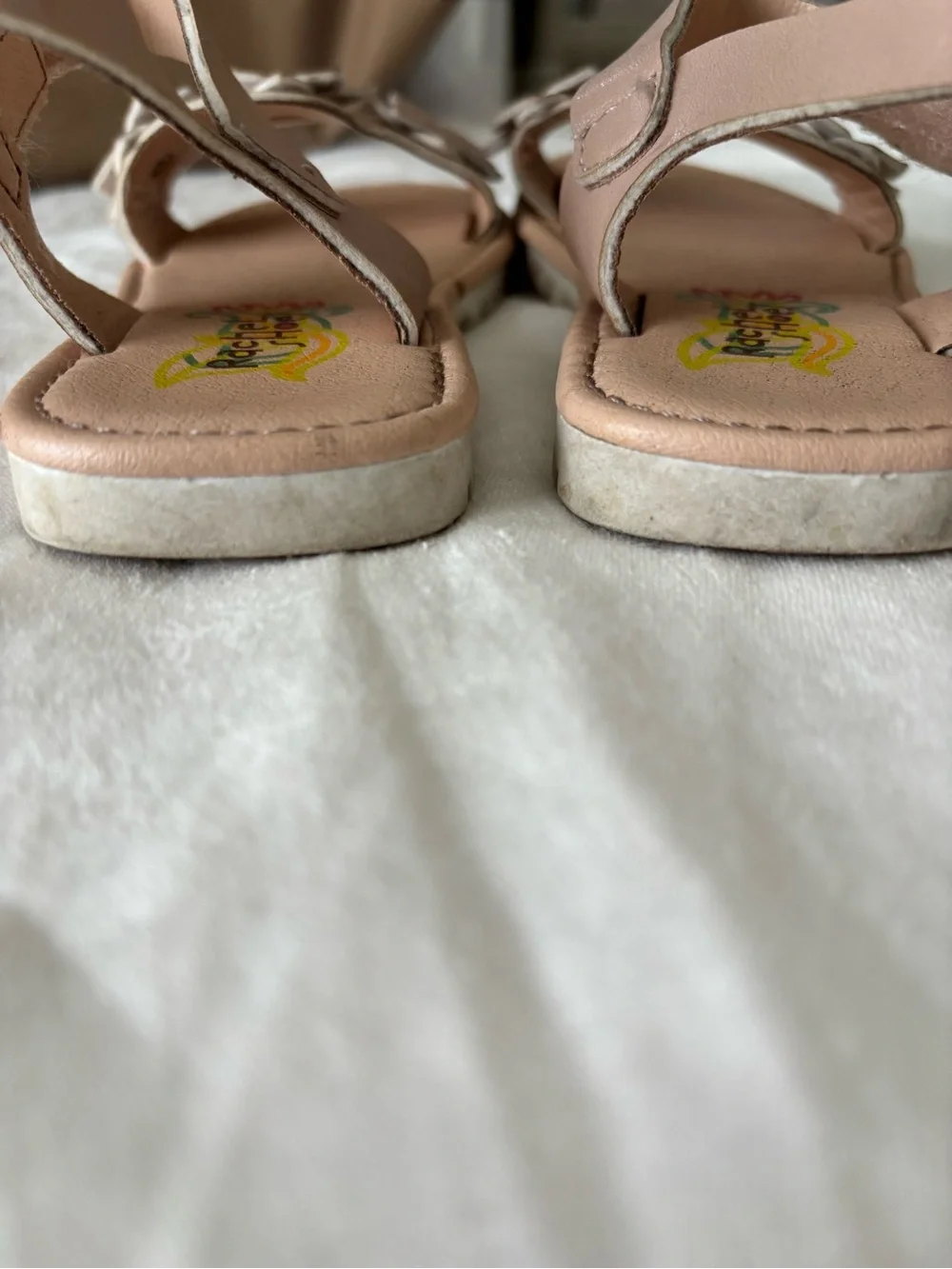 Rachel Lil Elora Pink Floral Flower Toddler Strap Sandals Size 8M